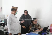 Bupati Gorut Sidak Pelayanan RSUD ZUS Saat WFH