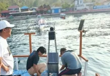 Perairan Botubarani Dipantau dengan Teknologi Deteksi Kualitas Air