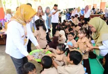 Wagub Idah Ajak Anak TK Kenal Tiliaya, Warisan Kuliner Khas Gorontalo