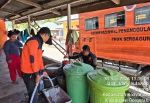 BPBD Gorontalo Salurkan 20 Ribu Liter Air Bersih ke Parungi