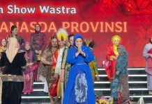 Di JCC Jakarta, Ketua Dekranasda Gorontalo Tampilkan Keindahan Karawo