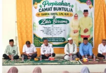 Purna Tugas, Camat Buntulia Gelar Zikir dan Doa Bersama