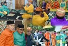 Prosesi Adat Mopotolungo Tandai Berakhirnya Masa Tugas Camat Buntulia