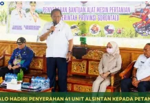 BRMP Gorontalo Serahkan 41 Unit Alsintan kepada Petani