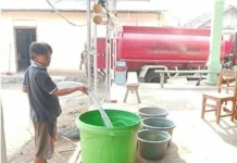 BPBD Gorontalo Utara Salurkan 10 Ribu Liter Air Bersih untuk Warga Terdampak Keker