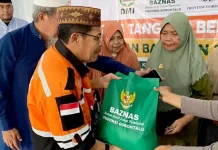 BAZNAS-DMI Gorontalo Salurkan 250 Paket Sembako untuk Warga Terdampak Kekeringan