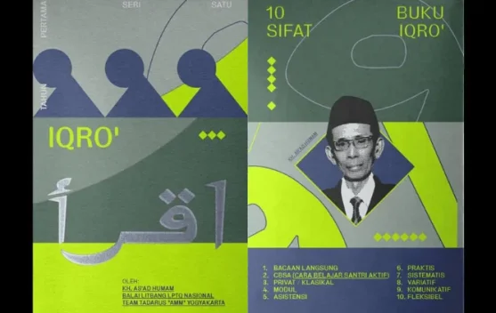 Redesign Buku Iqro Perkenalkan Visual Baru tanpa Ubah Isi
