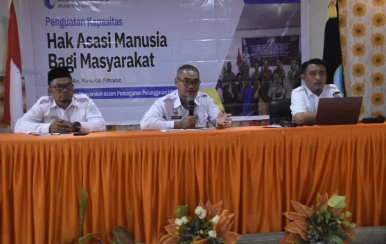 KemenHAM Perkuat Kesadaran HAM Masyarakat Desa Palopo Pohuwato