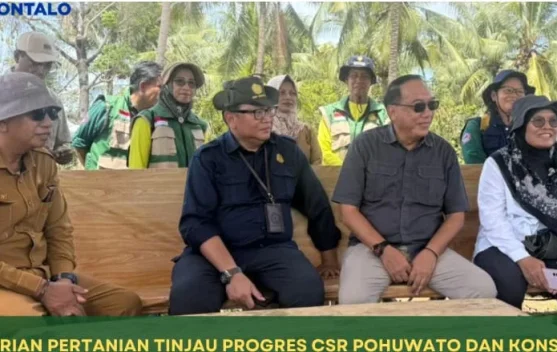 Monitoring Cetak Sawah Rakyat di Pohuwato