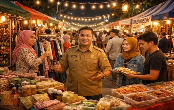 Pasar Senggol Ramadan Hidupkan Ekonomi Masyarakat di Kota Gorontalo