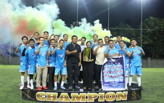 Lapas Perempuan Juara Turnamen Minisoccer Ditjenpas Gorontalo CUP 1