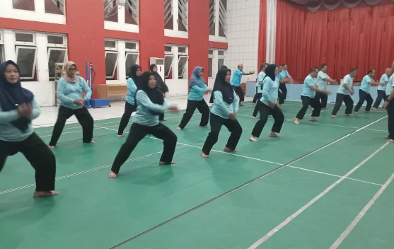 Senam Pernapasan  Gorontalo Gelar Evaluasi Kenaikan Tingkat