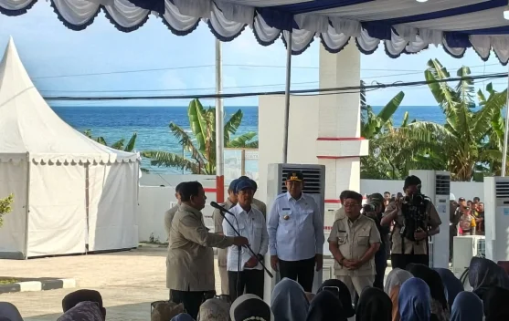 Presiden Prabowo Tinjau Kampung Nelayan Merah Putih di Leato Gorontalo