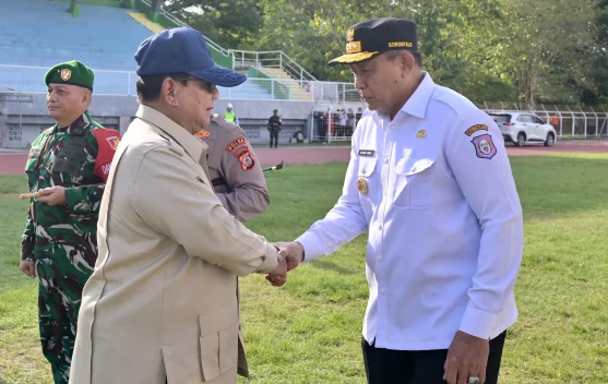Gubernur Gorontalo Evaluasi Hasil Kinerja OPD Rangkaian Kunjungan Presiden Prab
