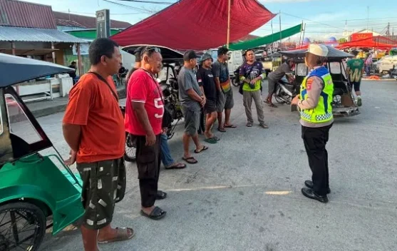 Satlantas Polres Gorontalo Beri Penyuluhan Terkait Parkir di Pasar Limboto