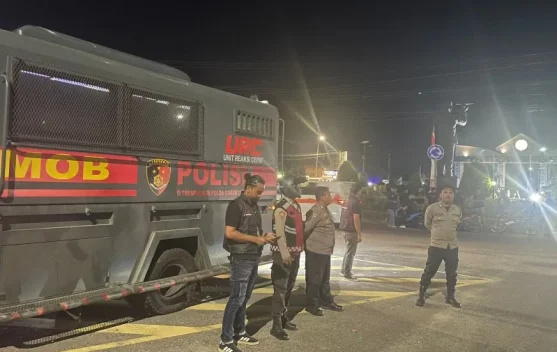 Polres Gorontalo Bubarkan Balap Liar di Kawasan Bundaran Habibie