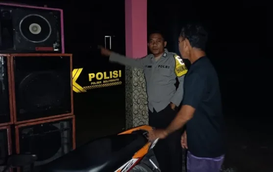 Polsek Boliyohuto Hentikan Hiburan Musik hingga Larut Malam