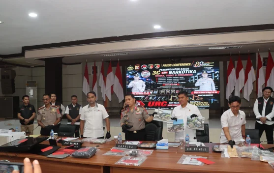 Polda Gorontalo Ungkap Kasus 3C, Narkoba, dan PETI