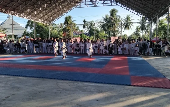 Kejuaraan Karate Antarpolsek Meriahkan HUT Bhayangkara ke-80 di Gorontalo
