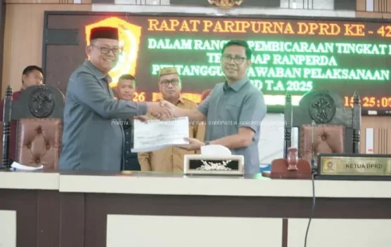 Pemkab Gorut Sampaikan Ranperda APBD 2025 ke DPRD