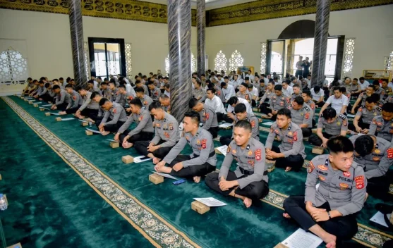 Polda Gorontalo Perkuat Integritas Personel lewat Pembinaan Rohani dan Mental