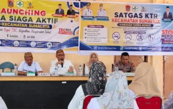 Pemkab Gorut Luncurkan Desa Siaga Aktif TBC dan Satgas KTR