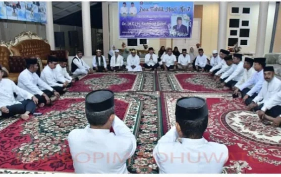 Pemkab Pohuwato Gelar Doa Tahlil Hari Ketujuh Rachmat Gobel