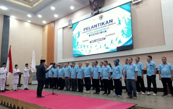 Pengurus KONI Kota Gorontalo Resmi Dilantik Periode 2026-2030