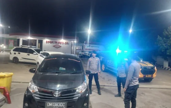 Patroli Malam Samapta Polres Pohuwato Sasar Pusat Aktivitas Warga