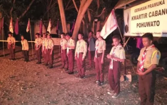 Kemah Prasiaga Pohuwato Jadi Bekal Pendidikan Karakter Anak
