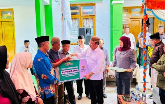 Baznas Boalemo Salurkan Zakat Rp412,5 Juta untuk Lima Program