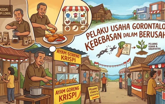 Pelaku Usaha Gorontalo Rasakan Kebebasan dalam Berusaha
