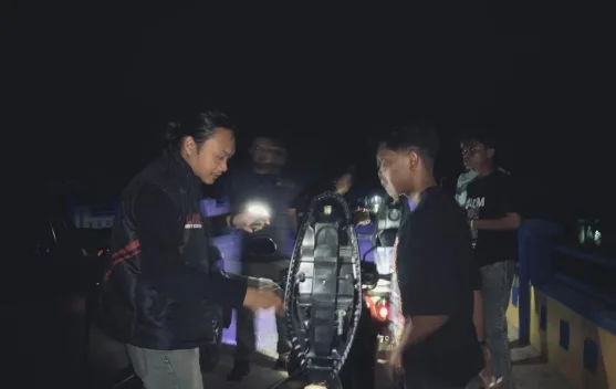 Unit Reaksi Cepat Polres Boalemo Patroli Malam Razia Knalpot Brong