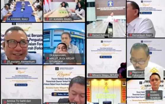 Kemenkum Gorontalo Dorong Penguatan Peran di Forkopimda