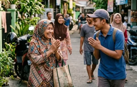 Adab sederhana yang mulai hilang: menyapa, tersenyum, dan menghargai orang lain