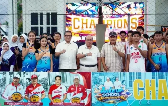 Kejuaraan Basket 3X3 se-Kota Gorontalo Tuntas, Ini Para Juara