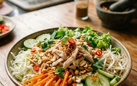 Salad vietnam yang cocok di lidah orang indonesia, segar, gurih, dan gampang dibuat