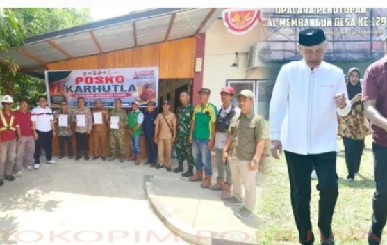 Antisipasi Karhutla, Taluditi Bentuk Posko Pertama di Pohuwato