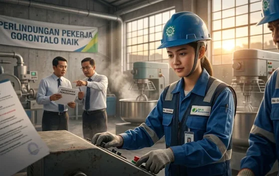 Perlindungan Pekerja Gorontalo Naik, Kepatuhan Perusahaan Masih Jadi Tantangan