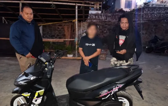Lakukan Penggelapan Motor, Polres Bone Bolango Amankan Seorang Pria