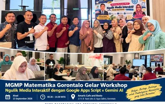 Guru Matematika Gorontalo Didorong Ciptakan Media Belajar Berbasis AI