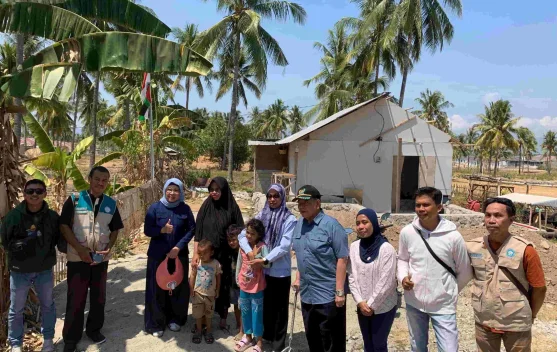 Komisi III Deprov Gorontalo Awasi Pembangunan 20 Rumah BSPS Tinelo