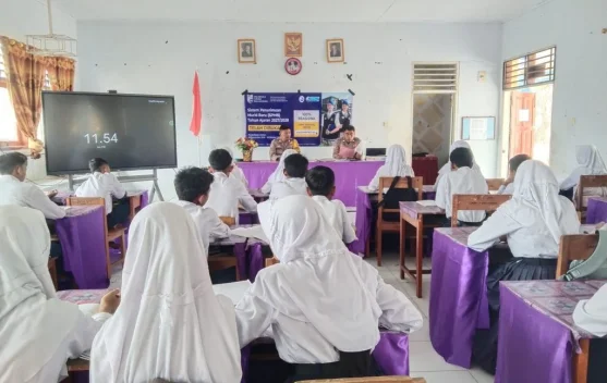 Polsek Paguyaman Kenalkan SMA Taruna Kemala Bhayangkara
