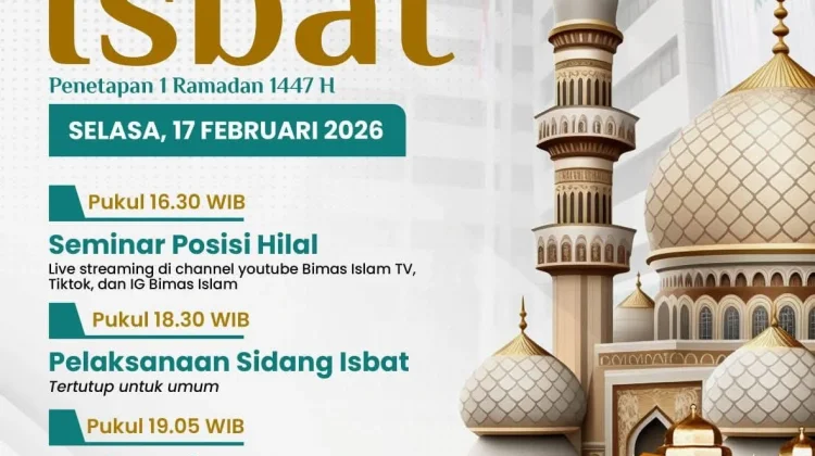 Sidang Isbath Awal Ramadhan Digelar Hari Ini