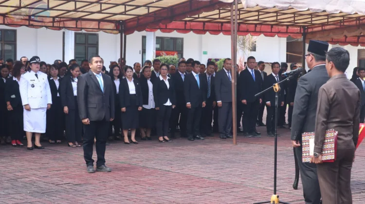 LanPelantikan Jabatan PNS di Likup Pemko Gunungsitoli