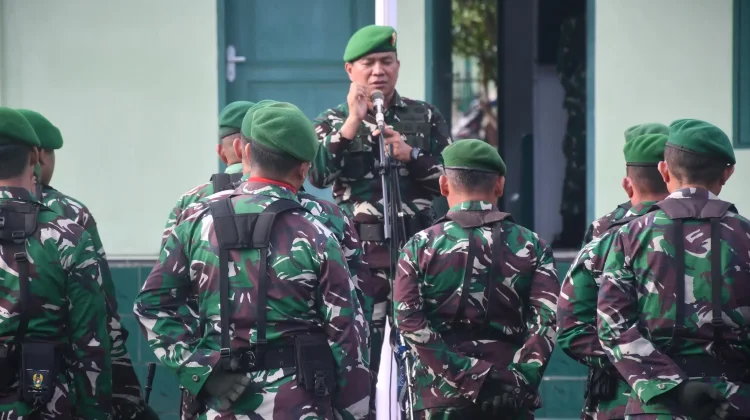 Dandim Nias Sampaikan 5 Poin Penting Amanat KASAD