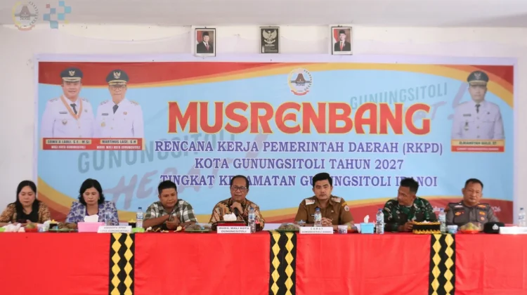 Musrenbang Kecamatan Gunungsitoli Idanoi Tahun 2027
