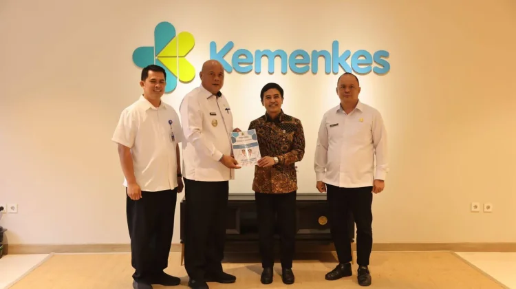Bupati Nias Utara Audiensi dengan Kemenkes