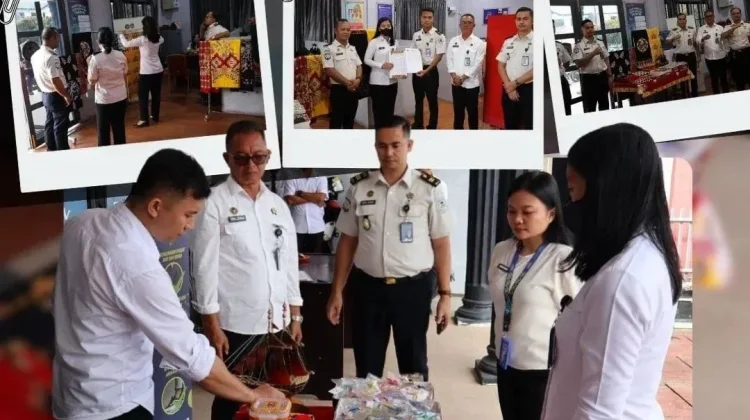 Produk UMKM WBP Lapas Gunungsitoli Diserahkan di Kantor Imigrasi Nias