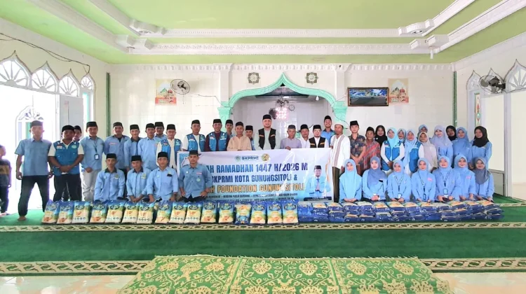 DPD BKPRMI Gunungsitoli dan Berkah Foundation Santuni Keluarga Kurang Mampu